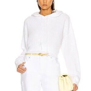 RtA Marvin Distressed Hoodie in White